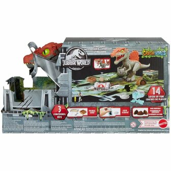 Mattel Jurassic World Crishivores Cage Crasher Spinosaurus
