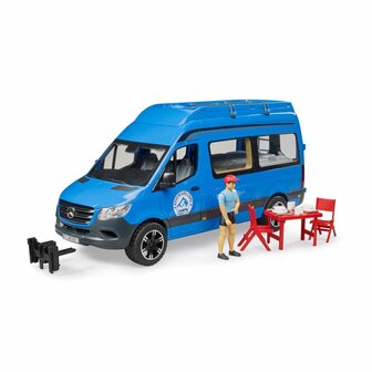 Bruder 02684 MB Sprinter Camper met Chauffeur