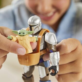 MixMashers Star Wars Mando en Grogu Deluxe