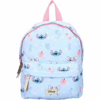 Disney Rugzak Stitch Blooming Bright Lichtblauw/Lichtroze