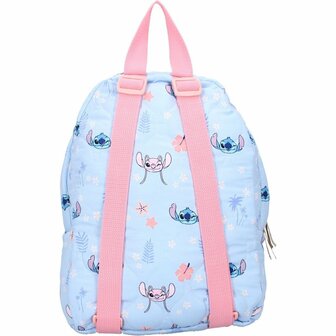 Disney Rugzak Stitch Blooming Bright Lichtblauw/Lichtroze
