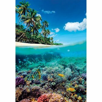 Clementoni High Quality Collection Puzzel Tropisch Paradijs 1000 Stukjes + Poster