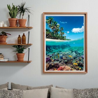 Clementoni High Quality Collection Puzzel Tropisch Paradijs 1000 Stukjes + Poster