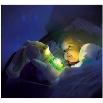 Clementoni Baby Knuffel Konijn Noorderlicht + Licht en Geluid