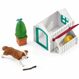 Schleich Horse Club Hannah&#039;s Gastpaarden met Hond en Accessoires