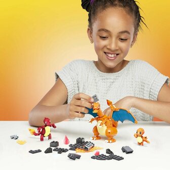 Pok&eacute;mon Mega Construx Charmander Evolutie Set