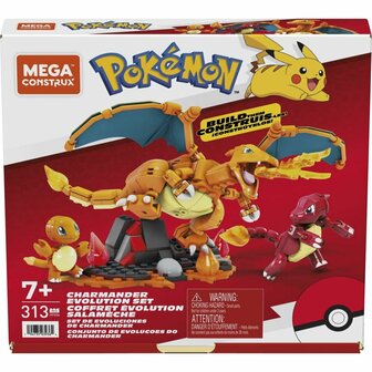 Pok&eacute;mon Mega Construx Charmander Evolutie Set