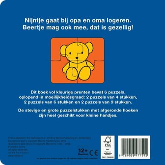 Nijntje Puzzelboek Nijntje Logeert bij Opa en Oma