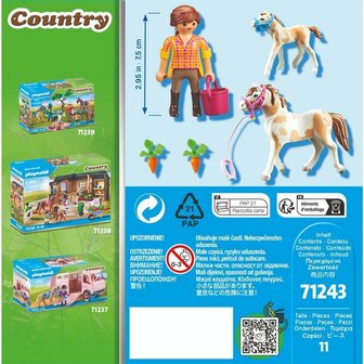Playmobil 71243 Country Paard met Veulen