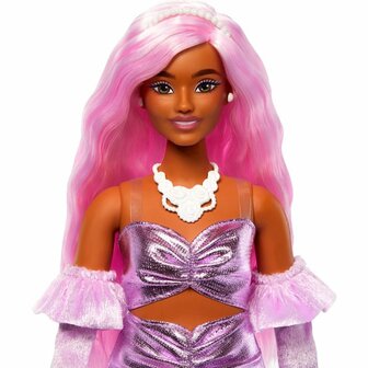 Barbie Fashionsta Pop Deluxe met Metallic Roze Haar