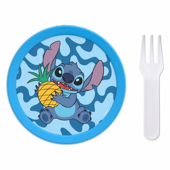 Mepal Campus Fruitbox Disney Stitch 300 ml Blauw