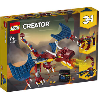 Lego Creator 31102 3in1 Vuurdraak