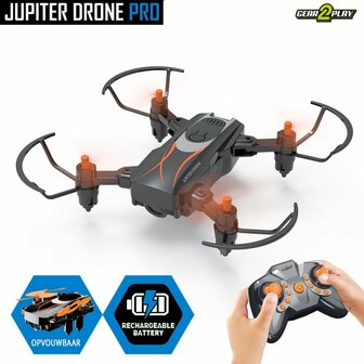 Gear2Play Jupiter Drone Pro Zwart/Oranje