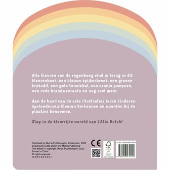 Little Dutch Regenboog Kleurenboek
