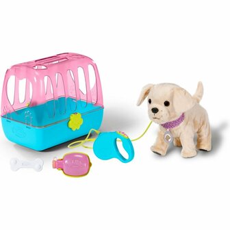 Baby Born My Dog Lucky + Bench