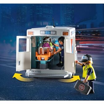 Playmobil 71232 Action Heroes Ambulance Promo + Licht en Geluid