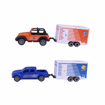City Car Collection Die-Cast Pick-Up met Boedelbak 1:50 Assorti