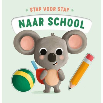 Kartonboek Stap voor Stap Naar School