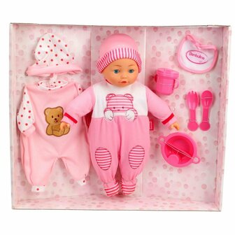 Bambolina Interactieve Pop 40 cm + Geluid