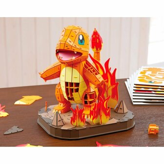 4D Build 3D Puzzel Pok&eacute;mon Charmander 241 Stukjes