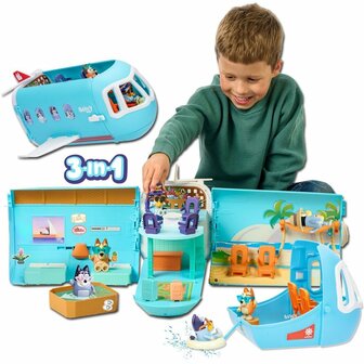 Bluey Mega 3in1 Vliegtuig + Geluid