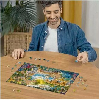 Ravensburger Puzzel Tiger Family In The Oasis 500 Stukjes