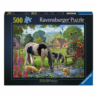 Ravensburger Puzzel Madlow Ponies 500 Stukjes