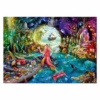 Ravensburger Puzzel Mermaids Treasure 1000 Stukjes