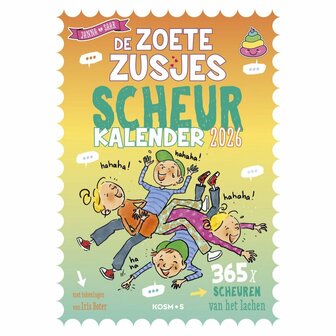 De Zoete Zusjes Moppenscheurkalender