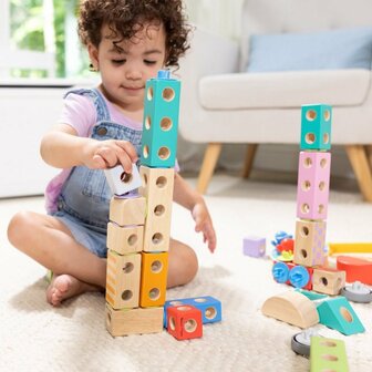 Melissa &amp; Doug Blockables Stad Speelset 73-delig