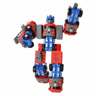 Robot Transformeerbaar Rood/blauw