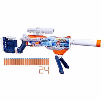 Nerf Load Out Arctic Zerostriker Blaster + 24 Darts