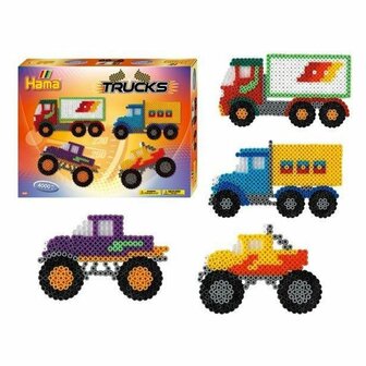Hama Strijkkralen Set Trucks 4000 Stuks