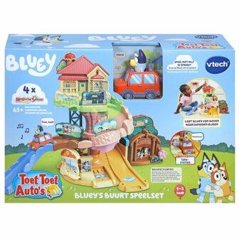 VTech Toet Toet Bluey Buurt Speelset + Licht en Geluid