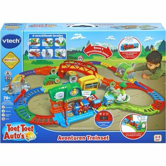 VTech Toet Toet Avonturen Treinset met Lucas Locomotief + Licht en Geluid