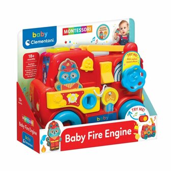 Clementoni Baby Educatief Montessori Brandweerwagen + Licht en Geluid