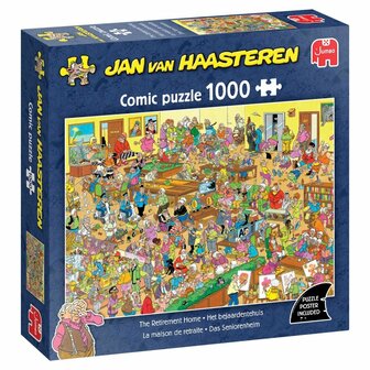 Jumbo Jan Van Haasteren Puzzel Het Bejaardentehuis 1000 Stukjes + Poster