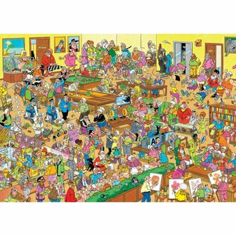 Jumbo Jan Van Haasteren Puzzel Het Bejaardentehuis 1000 Stukjes + Poster