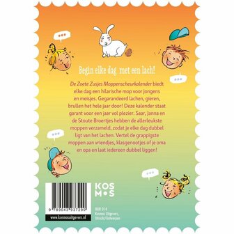 De Zoete Zusjes Moppenscheurkalender