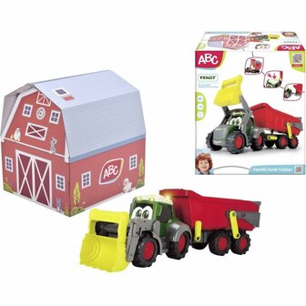 Dickie Toys ABC Fendt Tractor + Trailer + Licht en Geluid
