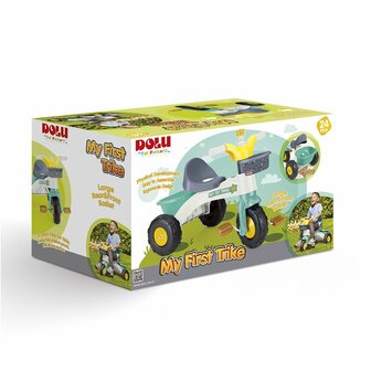 Dolu Driewieler 70x47x70 cm Groen/Geel/Wit/Grijs