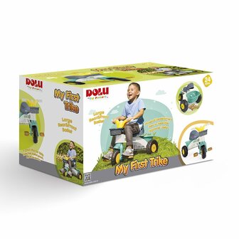 Dolu Driewieler 70x47x70 cm Groen/Geel/Wit/Grijs