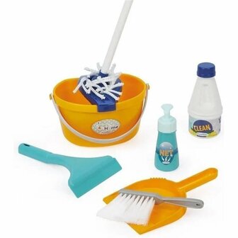 Ecoiffier Clean Home Schoonmaak Trolley en Stofzuiger