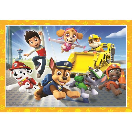 Clementoni Supercolor 4in1 Puzzel Paw Patrol 12-24 Stukjes