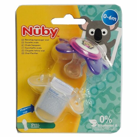 Nuby Fopspeen 0-6 Maanden Assorti