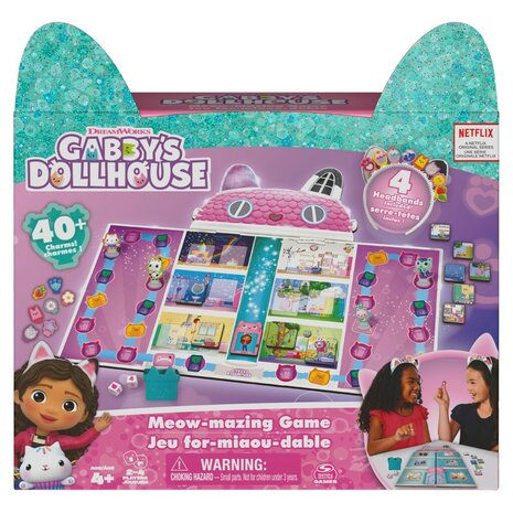 Gabby's Dollhouse Meow-Mazing Bordspel