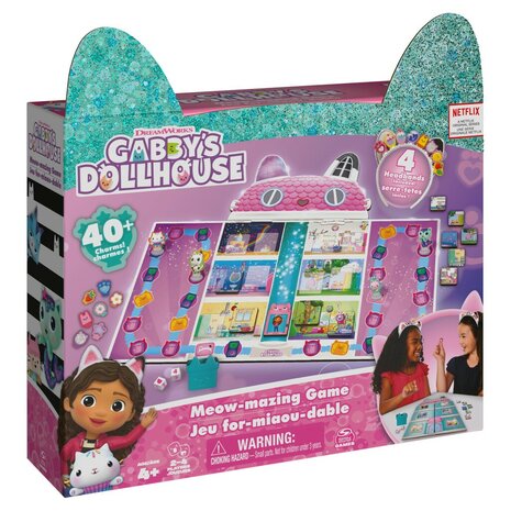 Gabby's Dollhouse Meow-Mazing Bordspel