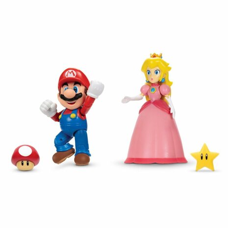 Super Mario Figuren Mario en Peach