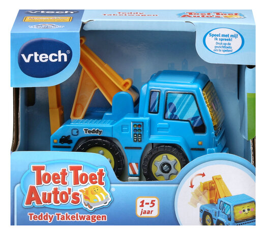 VTech Toet Toet Teddy Takelwagen + Licht en Geluid