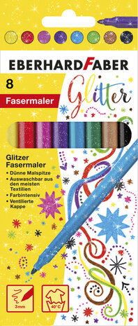 Eberhard Faber EF-551008 Viltstiften Glitter